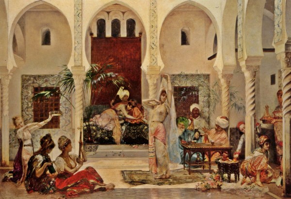 In the Harem by Edouard Frederic Wilhelm Richter